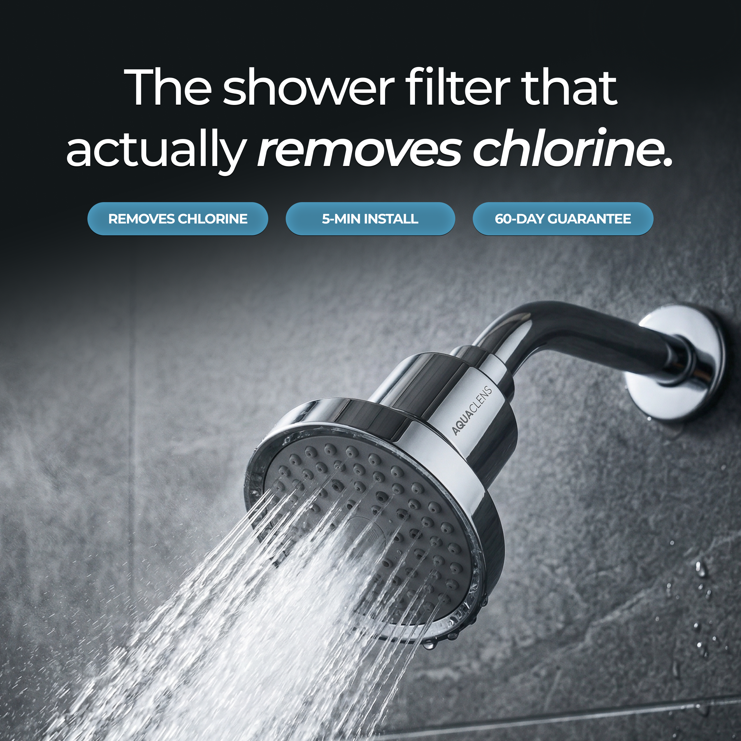 AquaClens Filtered Showerhead