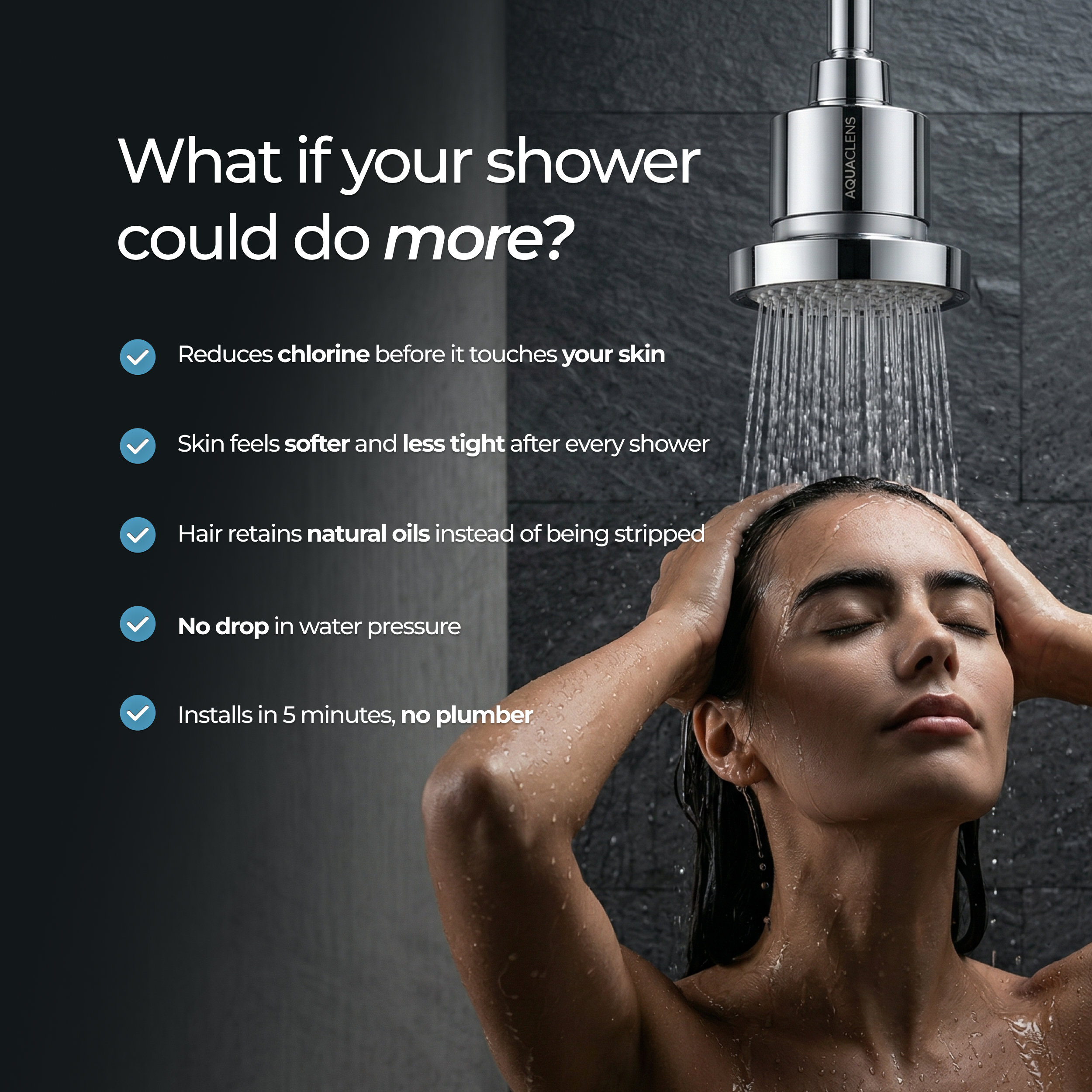 AquaClens Filtered Showerhead